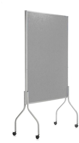 rocada Trennwand 8100V22, grau 122,0 x 196,0 cm mit Rollen, 1 St.