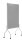 rocada Trennwand 8100V22, grau 122,0 x 196,0 cm mit Rollen, 1 St.