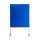 rocada Trennwand, blau 122,0 x 196,0 cm mit Rollen, 1 St.