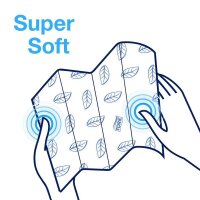 TORK Papierhandtücher 100278 H3 Premium Extra Soft Zick-Zack-Falzung 2-lagig 3.000 Tücher