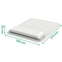 LEITZ Mousepad mit Handgelenkauflage Ergo hellgrau