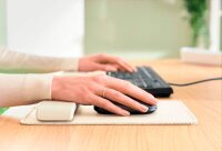LEITZ Mousepad mit Handgelenkauflage Ergo hellgrau