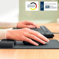 LEITZ Mousepad mit Handgelenkauflage Ergo dunkelgrau