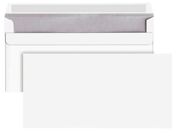 dots Briefumschläge DIN lang ohne Fenster weiß selbstklebend 250 St.