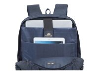 RIVACASE Laptop-Rucksack Tegel 8460 Kunstfaser blau bis 44,0 cm (17,3 Zoll)