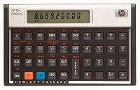 HP 12c Platinum Finanzrechner schwarz/silber