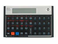 HP 12c Platinum Finanzrechner schwarz/silber