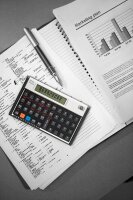 HP 12c Platinum Finanzrechner schwarz/silber