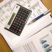 HP 12c Platinum Finanzrechner schwarz/silber