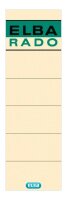 ELBA Ordneretiketten beige für 8,0 cm...