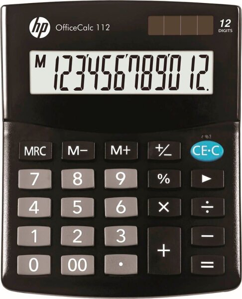 HP OfficeCalc 112 Tischrechner schwarz