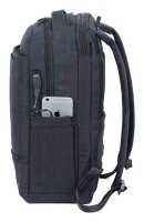RIVACASE Laptoptasche Biscayne 8365 Kunstfaser schwarz 8365 BLACK bis 44,0 cm (17,3 Zoll)