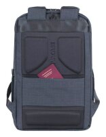 RIVACASE Laptoptasche Biscayne 8365 Kunstfaser schwarz 8365 BLACK bis 44,0 cm (17,3 Zoll)