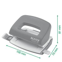LEITZ Locher Recycle Mini rot, 1 St.