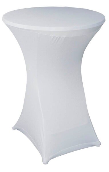 Stehtischhusse weiß Ø max. 85,0 cm, 1 St.