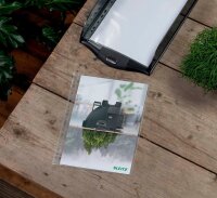 LEITZ Prospekthüllen Recycle 4791 DIN A4 transparent genarbt 0,10 mm, 25 St.