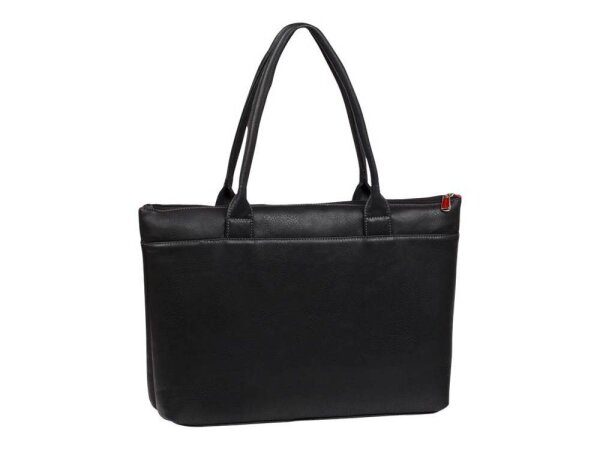 RIVACASE Laptoptasche Orly 8991 Lederimitat schwarz 8991 BLACK bis 39,6 cm (15,6  ( 8991 BLACK )