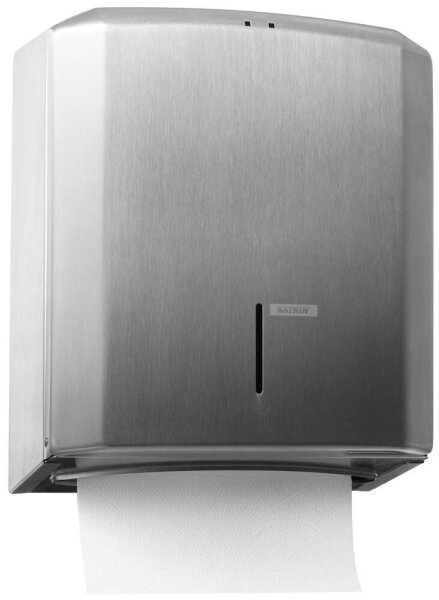 KATRIN Papierhandtuchspender 988366 silber Edelstahl, 1 St.
