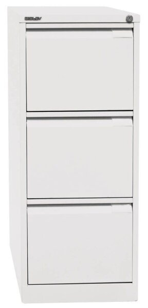 BISLEY Hängeregistraturschrank verkehrsweiß 3 Schubladen 41,3 x 62,2 x 101,6 cm, 1 St.