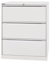 BISLEY Hängeregistraturschrank verkehrsweiß 3 Schubladen 80,0 x 62,2 x 101,6 cm, 1 St.