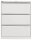 BISLEY Hängeregistraturschrank verkehrsweiß 3 Schubladen 80,0 x 62,2 x 101,6 cm, 1 St.