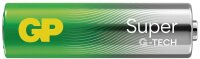 GP Batterien SUPER Alkali-Mangan Mignon AA 1,5 V, 4 St.