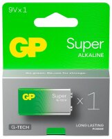 GP Batterie SUPER Alkali-Mangan E-Block 9,0 V, 1 St.