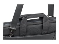 RIVACASE Laptoptasche Central 8251 Kunstfaser grau 8251 GREY bis 44,0 cm (17,3 Zoll)