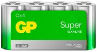 GP Batterien SUPER Alkali-Mangan Baby C 1,5 V, 4 St.