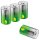 GP Batterien SUPER Alkali-Mangan Baby C 1,5 V, 4 St.