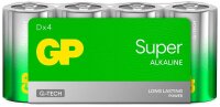 GP Batterien SUPER Alkali-Mangan Mono D 1,5 V, 4 St.