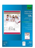 SIGEL Fotopapier DIN A4 matt 120 g/qm 50 Blatt