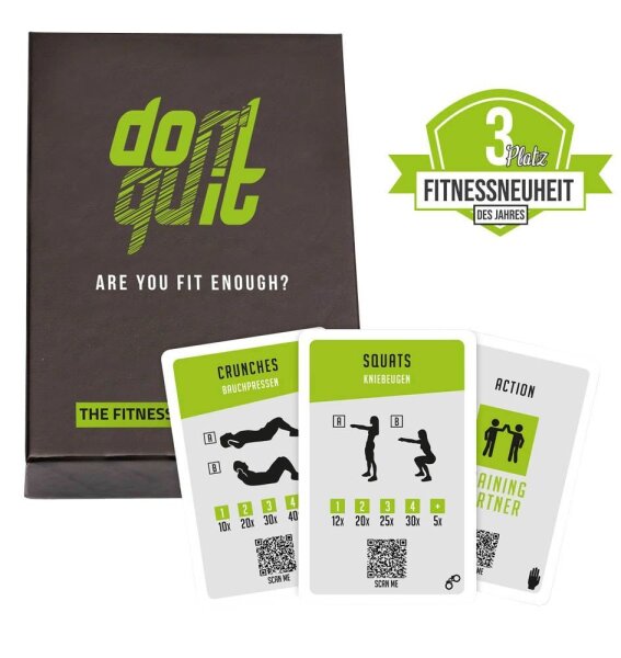 dont quit Fitness Kartenspiel, 1 St.
