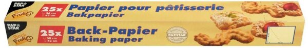 PAPSTAR Backpapier-Zuschnitte 1 Pack