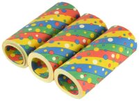PAPSTAR Luftschlangen Confetti bunt 3 St.