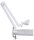 MAUL MAULwork LED Schreibtischlampe weiß 20 W mit Tischklemme