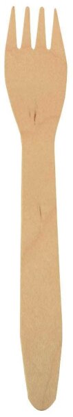 PAPSTAR Einweg-Gabeln pure, Holz, 500 St.
