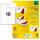 SIGEL Visitenkarten LP838 satiniert weiß 225 g/qm, 50 St.