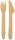 PAPSTAR Einweg-Besteckset pure, Holz, 500 St.