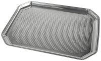 STARPAK Einweg-Servierplatten silber 26,0 x 3,5 cm, 5 St.