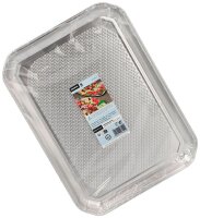 STARPAK Einweg-Servierplatten silber 26,0 x 3,5 cm, 5 St.