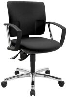 Topstar Bürostuhl Pro 30 chrom, PU39AG20 Stoff...