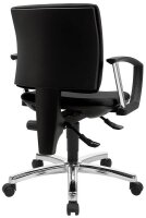 Topstar Bürostuhl Pro 30 chrom, PU39AG20 Stoff schwarz, Gestell chrom
