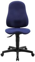 Topstar Bürostuhl Ortho Point, PO90G26 Stoff blau,...