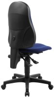 Topstar Bürostuhl Ortho Point, PO90G26 Stoff blau, Gestell schwarz