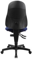 Topstar Bürostuhl Ortho Point, PO90G26 Stoff blau, Gestell schwarz