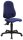 Topstar Bürostuhl Ortho Point, PO90G26 Stoff blau, Gestell schwarz
