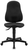 Topstar Bürostuhl Ortho Point, PO90G20 Stoff schwarz, Gestell schwarz