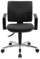 Topstar Bürostuhl Pro 30 chrom, PU39AG22 Stoff...