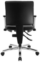 Topstar Bürostuhl Pro 30 chrom, PU39AG22 Stoff anthrazit, Gestell chrom